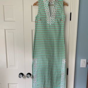 Sail to Sable Sleeveless classic Maxi Tunic Size S